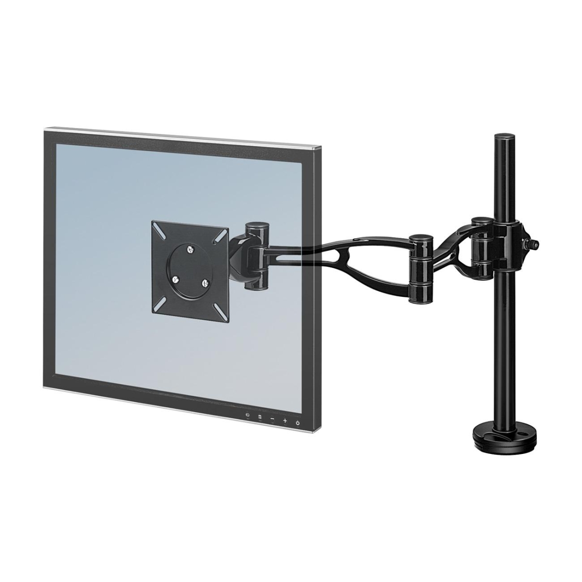 Mounting Arm for Flat Panel Display - 21 inch Screen Support - 24 lb Load Capacity - Black