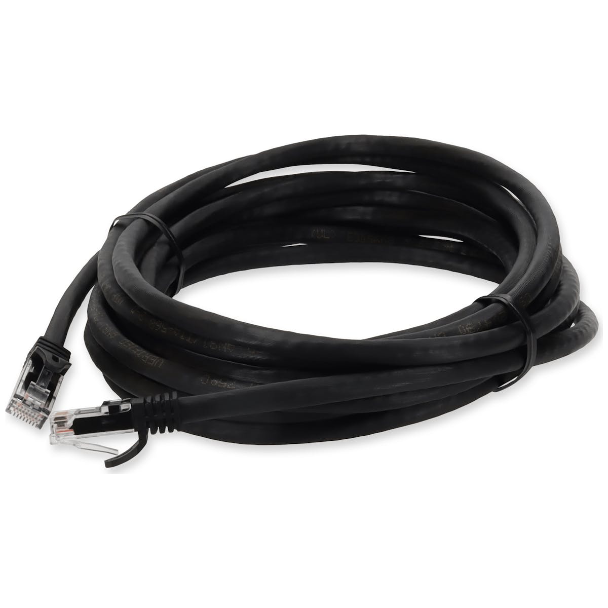 50FT RJ-45 (MALE) TO RJ-45 (MALE) BLACK CAT6A UTP PVC COPPER PATCH CABLE