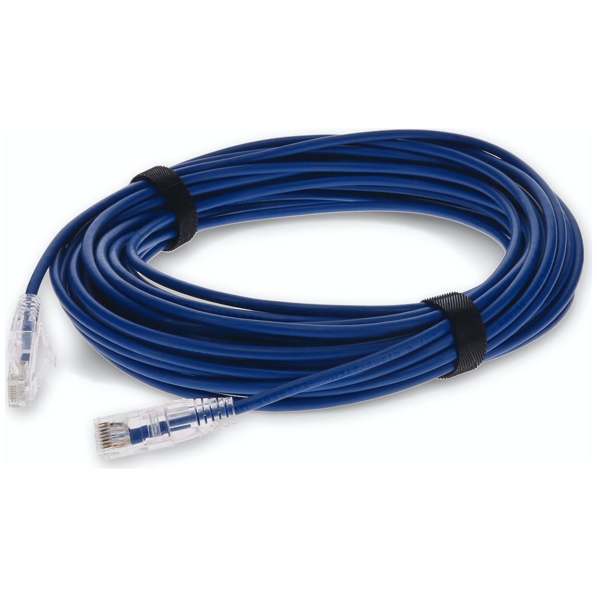 RJ-45 M/M PATCH CBL 12FT BLUE CAT6 MICROBOOTSNAGLESS CU