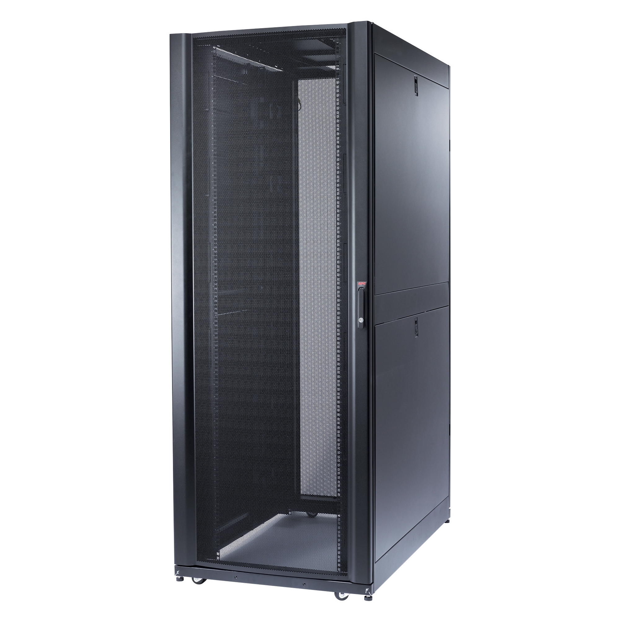 Schneider Electric NetShelter SX 42U 750mm Wide x 1200mm Deep Enclosure - 19 inch 42U Wide Floor Standing for Server - Black - 2254.73 lb x Dynamic/Rolling Weight Capacity - 3006.31 lb x Static/Stationary Weight Capacity