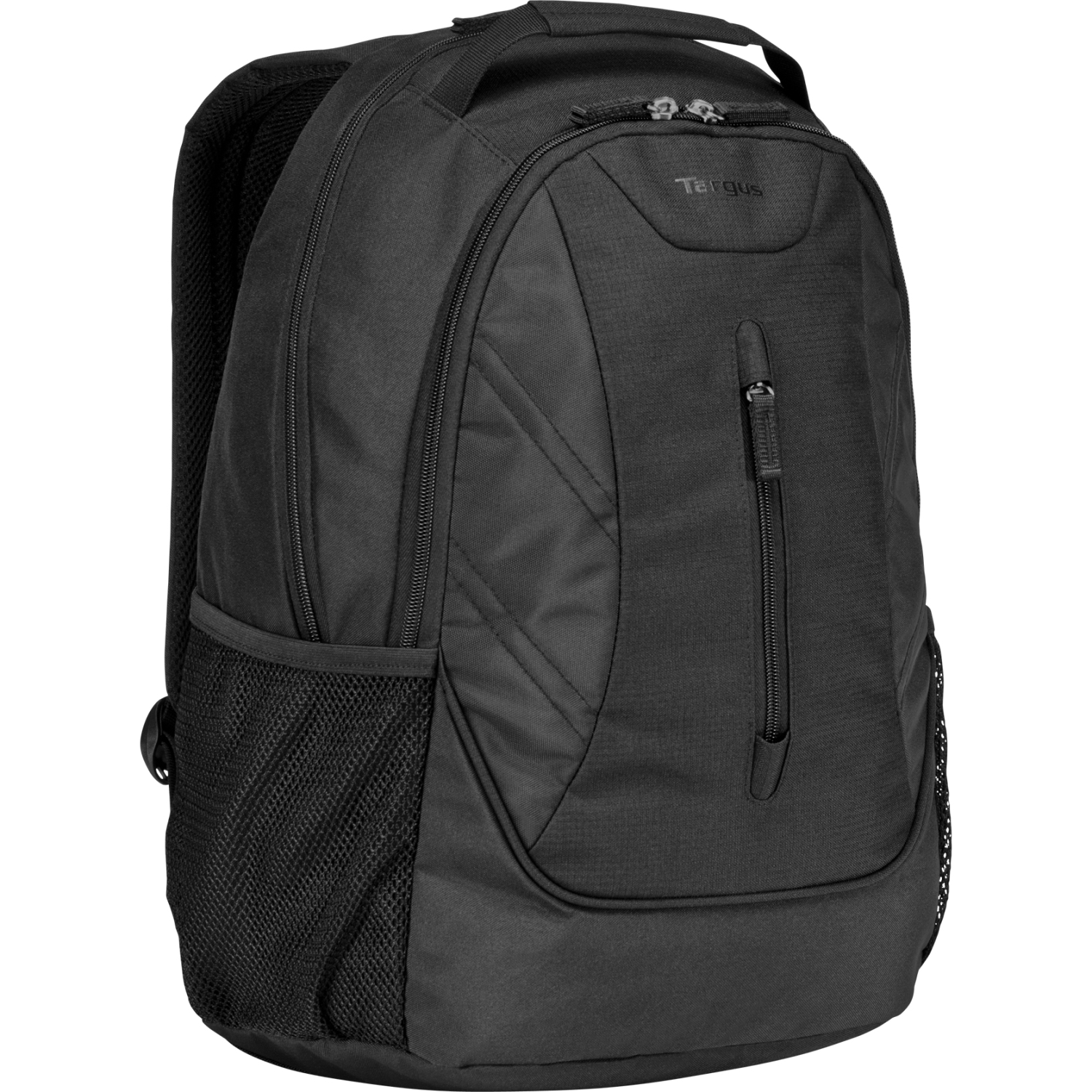 Ascend Carrying Case (Backpack) for 16 inch Notebook - Black - Weather Resistant - Polyester - Handle Shoulder Strap