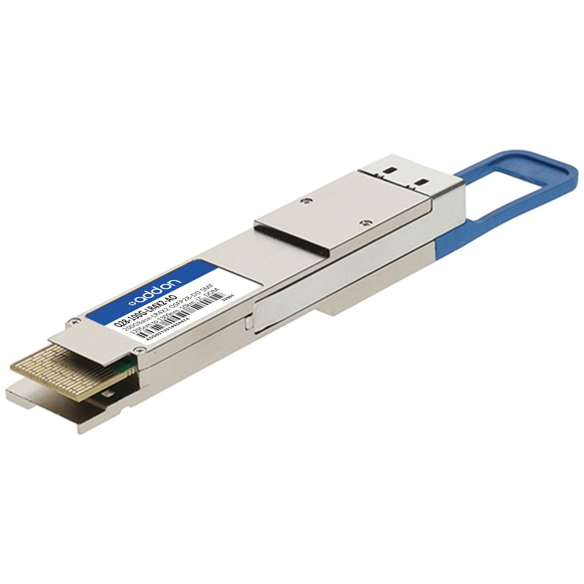 MSA AND TAA 2X100GBASE-LR4 QSFP28-DD TRANSCEIVER (SMF 1295NM TO 1309NM 1