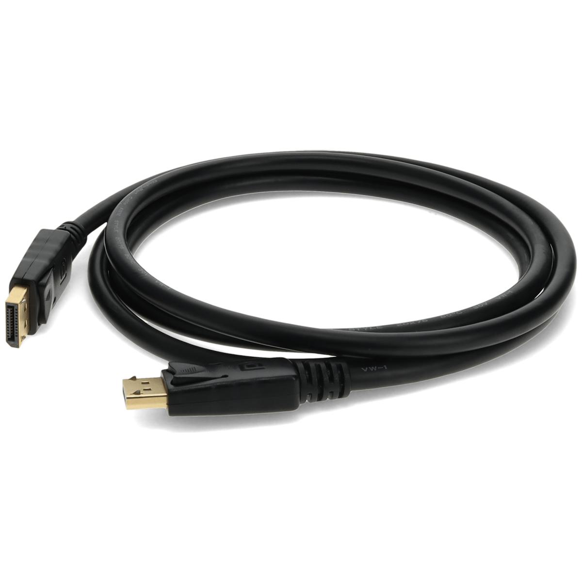 6ft DisplayPort Cable - DisplayPort cable - DisplayPort (M) to DisplayPort (M) - 6 ft - black - for Lenovo ThinkCentre M78; ThinkStation E31; E32; P410; S20; ThinkVision LT1952