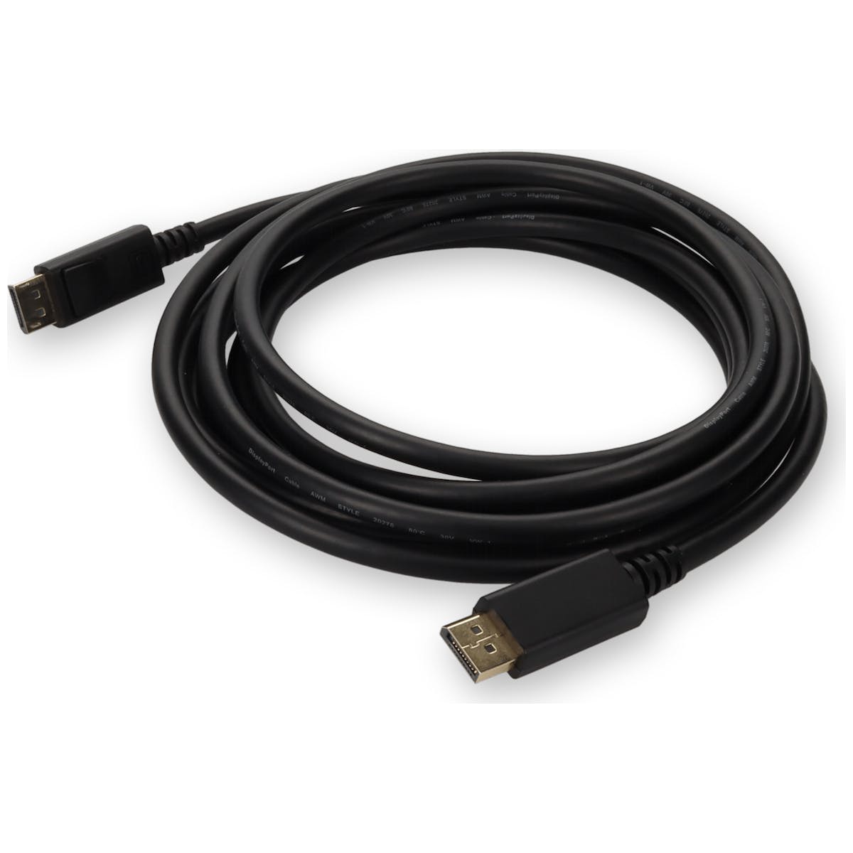 2M DISPLAYPORT 1.4 MALE TO MALE BLACK CABLE MAX RESOLUTION UP TO 7680X4320