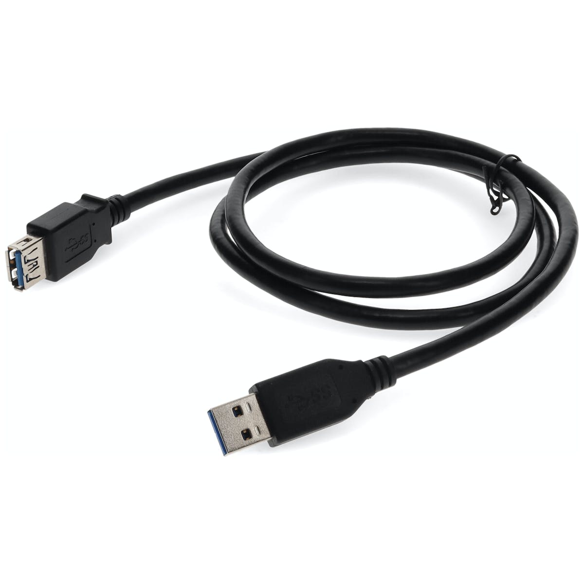 USB 3.0 A M/F CABLE 15FT USB 3.0 BLACK CABLE