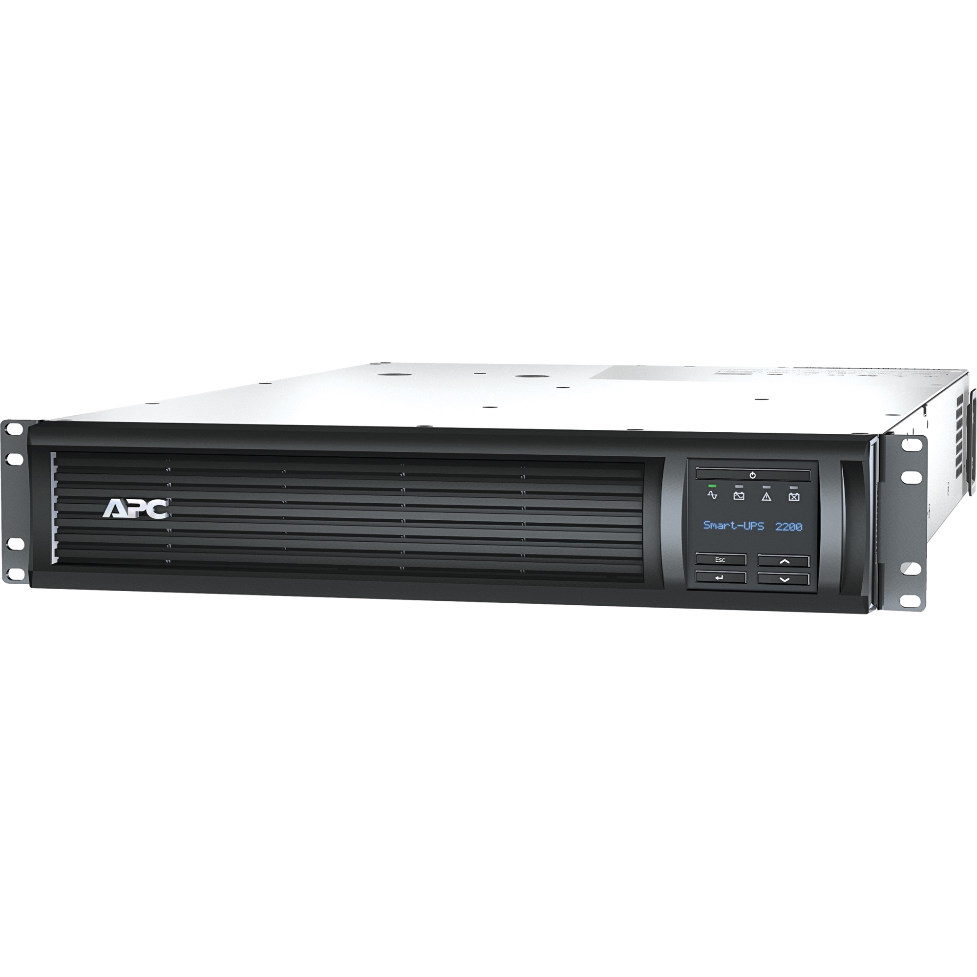 Smart-UPS 2200VA LCD RM 2U - UPS (rack-mountable) - AC 120 V - 1980 Watt - 2200 VA - USB - output connectors: 8 - 2U - United States - black - TAA Compliant - for P/N: AR3003 AR3003SP AR3006 AR3006SP AR3103 AR3103SP AR3106 AR3106SP AR9300SP