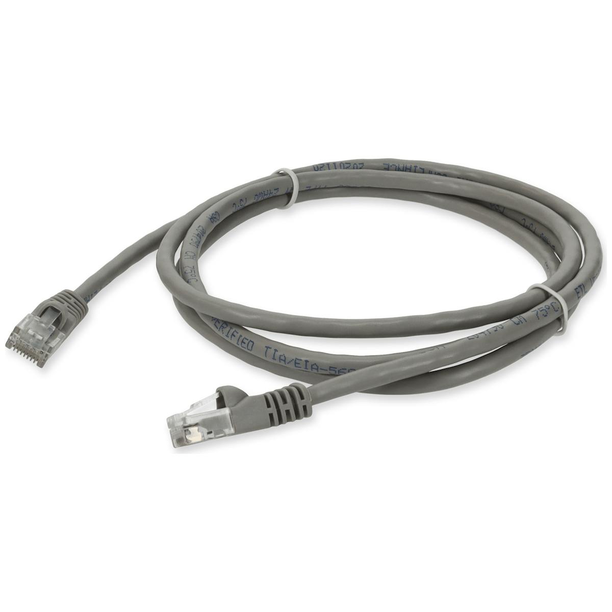 10FT RJ-45 (MALE) TO RJ-45 (MALE) STRAIGHT GRAY CAT5E UTP PVC COPPER PATCH CABLE