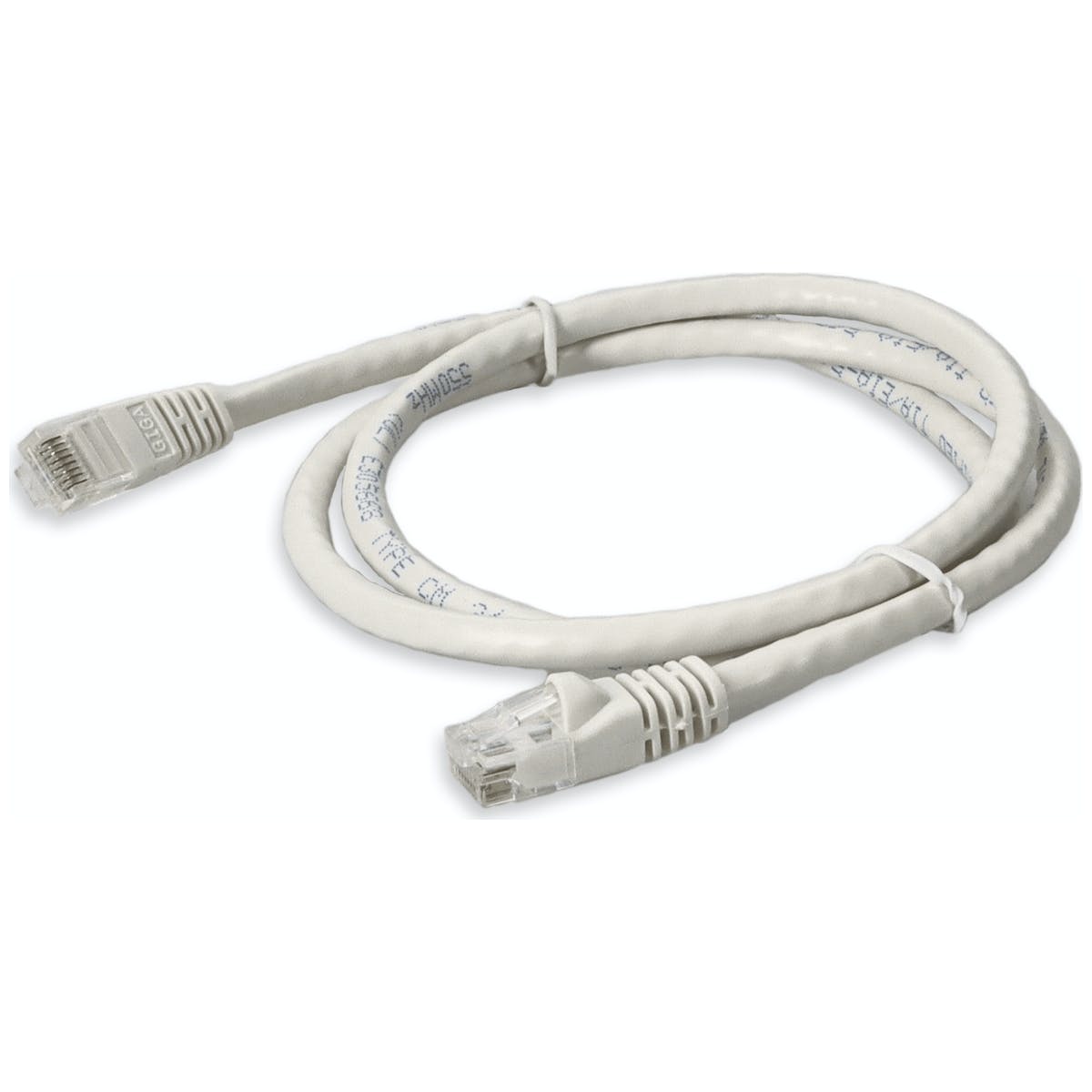 RJ-45 M/M PATCH CBL 8FT WHITE CAT6 UTP PVC CU