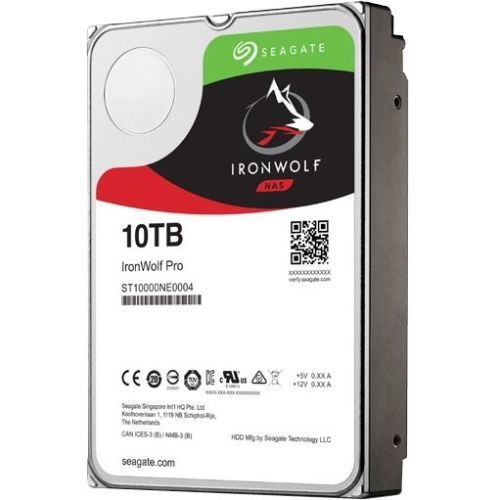 IronWolf Pro - Hard drive - 4 TB - internal - 3.5 inch - SATA 6Gb/s - 7200 rpm - buffer: 128 MB - with Seagate Rescue Data Recovery