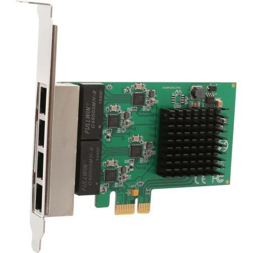 4Port Gigabit Ethernet PCI Express x1 Network Interface Card Retail