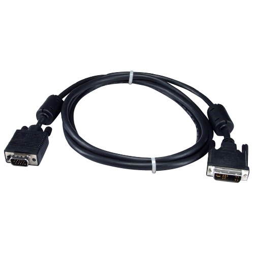 Video Cable Adaptor - DVI - 25 ft - 1 x HD-15 Male VGA - 1 x DVI Male Video