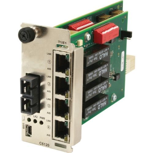 MEDIA CONVERTER- 4X T1/E1 ION WITH ETHERNET TO FIBER 1XSFP