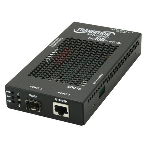 S6010 Series T1/E1 to Fiber Network Interface Device - Short-haul modem - SC single-mode / RJ-48 - up to 0.9 miles - T-1/E-1