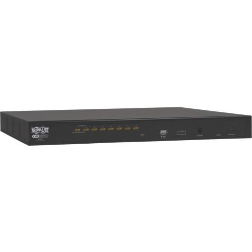 8-PORT RACKMOUNT KVM/USB SWITCH with ON-SCREEN DISPLAY STEEL PS/2 1U