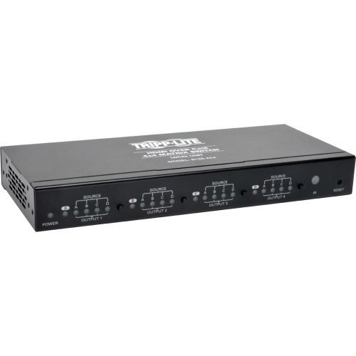 HDMI OVER CAT5 CAT6 4X4 MATRIX EXTENDER SWITCH 1080P TAA