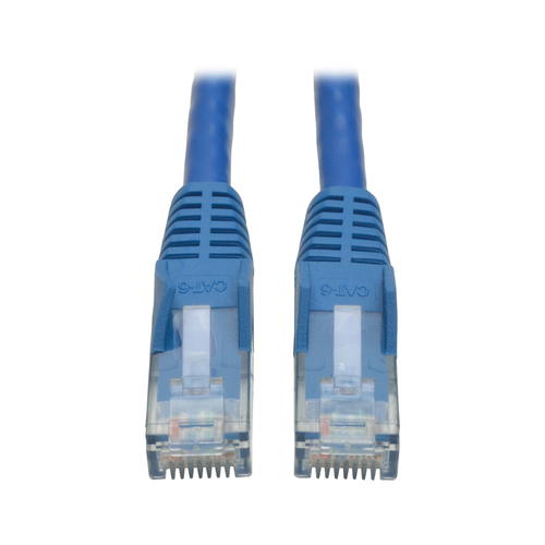 Lite Cat6 Gigabit Snagless Molded Patch Cable - (RJ45 M/M) - Blue 50 Piece Pack 2-ft.