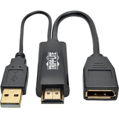 HDMI to DisplayPort Active Converter 4K with USB Power Retail