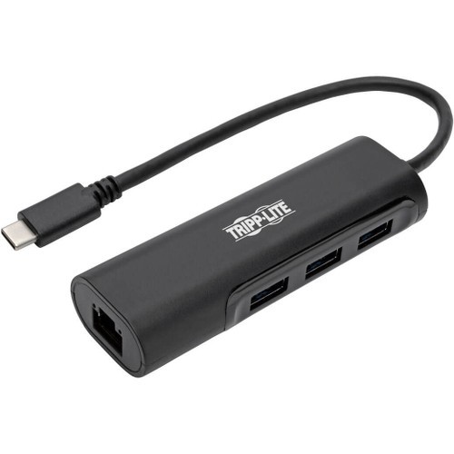 PORTABLE USB 3.1 GEN 1 GIGABIT ETHERNET ADAPTER WITH 3-PORT HUB THUNDERBOLT 3 C