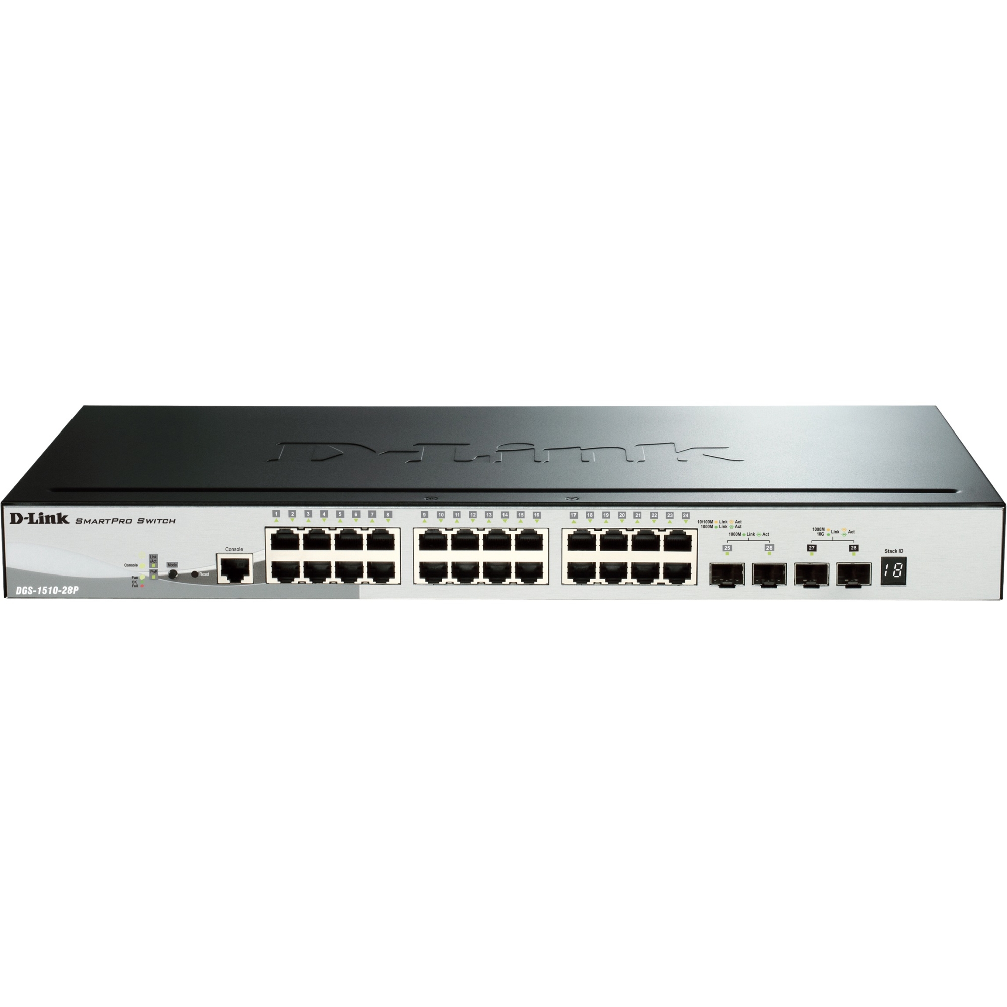 SmartPro Ethernet Switch - 28 Ports - Manageable - 4 x Expansion Slots - 10/100/1000Base-T - 2 x SFP Slots - 2 x SFP+ Slots