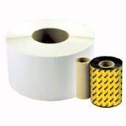 WPL606/608/610 2.0 inch X .75 inch  WHITE POLYESTER ASSET LABEL 8 inch OD 6000 PER ROLL