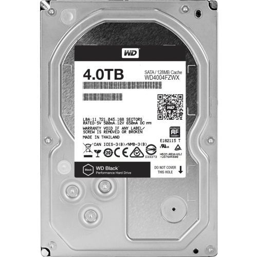 4TB BLACK SATA 6 GB/S 7200 RPM NEW BROWN BOX SEE WARRANTY NOTES