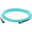 THIS IS A 9M MPO (FEMALE) TO MPO (FEMALE) 12-STRAND AQUA CROSSOVER RISER-RATED F