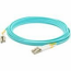 THIS IS A 50M HP QK737A COMPATIBLE LC (MALE) TO LC (MALE) AQUA DUPLEX RISER-RATE