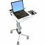 Neo-Flex Laptop Cart - 4 Caster - Aluminum Plastic Steel - 28.847.8 - Two-tone Gray