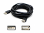 15.24CM (6.00IN) USB 2.0 (A) MALE TO FEMALE BLACK EXTENSION CABLE