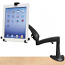 Neo-Flex Desk Mount Tablet Arm - Mounting kit (articulating arm desk clamp mount grommet mount) for tablet - black - screen size: up to 10 inch