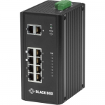 GIGABIT ETHERNET (1000-MBPS) EXTREME TEMPERATURE POE+ SWITCH - (8) 10/100-MBPS C