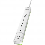 Power Strip Essential SurgeArrest 7 Outlets 6 Foot Cord 120V White