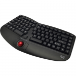 TRU-FORM MEDIA 3150 WIRELESS ERGO MINI TRACKBALL KEYBOARD. REMOVEABLE 1000 TRA