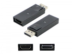 HP BU989AV COMPATIBLE DISPLAYPORT MALE TO HDMI FEMALE BLACK ADAPTER