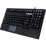 EASYTOUCH USB COMPACT KEYBOARD WITH GLIDE POINT TOUCHPAD  FITS IN 19 1