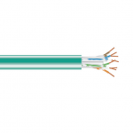 1000FT CAT6A 650MHZ SOLID CABLE UTP CMP GREEN