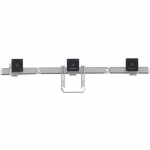 HX Triple Monitor Bow Kit - Mounting component (handle 3 pivots hinge) for 3 monitors - aluminum - polished aluminum - screen size: up to 24 inch