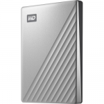 WD TDSourcing My Passport Ultra WDBC3C0020BSL - Hard drive - encrypted - 2 TB - external (portable) - USB 3.0 (USB-C connector) - 256-bit AES - silver