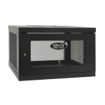 6U WALL MOUNT RACK ENCLOSURE CABINET KNOCK DOWN W/DOORS & SIDES