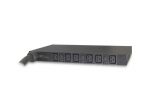 Basic Rack Power Distribution Unit 1U 208V 40A 6xC19 50/60Hz Black Brown Box