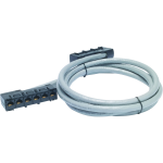 Cat5e CMR Data Distribution Cable - RJ-45 Female - RJ-45 Female - 75ft - Gray