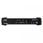 4Port DualLink DVI KVMP Switch with USB2.0 and 2.1 Audio Support Retail