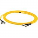 40M ST (MALE) TO ST (MALE) YELLOW OS2 DUPLEX RISER FIBER PATCH CABLE