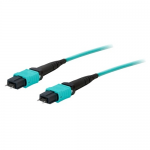 Fiber Optic Duplex Patch Network Cable - Fiber Optic for Network Device Patch Panel Media Converter Router Hub Switch - 65.62 ft - 1 x MPO - 1 x MPO - Aqua