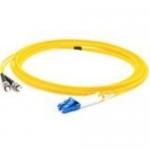 40M LC (MALE) TO ST (MALE) YELLOW OS2 DUPLEX RISER FIBER PATCH CABLE