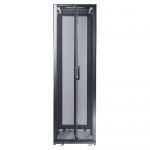 NETSHELTER SX 42U/600MM/1200MM ENCLOSURE WITH ROOF AND SIDES BLACK HD CASTER- D