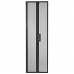 NetShelter SV 42U 800mm Wide Perforated Split Rear Doors - 42U Wide External - Black