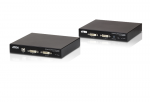 USB DUAL DVI HDBASET 2.0 KVM EXTENDER UP TO 330FT with 1920X1200