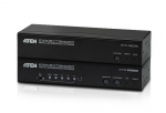 USB Dual View KVM Extender with Deskew - 1 Computer(s) - 1 Local User(s) - 1 Remote User(s) - 984.25 ft Range - 4 x Network (RJ-45) - 4 x USB - 5 x VGA