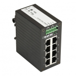 GIGABIT ETHERNET (1000-MBPS) HARDENED TEMPERATURE SWITCH - (8) 10/100/1000-MBPS